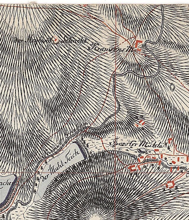Ausschnitt einer Karte von 1790