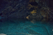 Bild: Llechwedd Slate Caverns - untertage: See